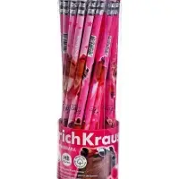 Карандаш чернографитный, ErichKrause CapyBarbara, круглый, с ластиком, НВ, дизайн, пластик