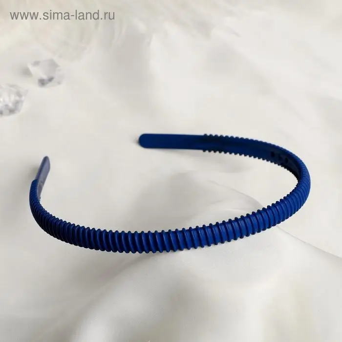 Ободок для волос &laquo;Матовый блик&raquo;, барьер, 1 см, МИКС