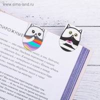 Закладки магнитные для книг, 6 шт &laquo;Кошачьи дела&raquo;