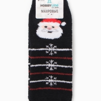 Носки женские новогодние махровые &laquo;Новогоднее ассорти&raquo;, МИКС, размер 36-40