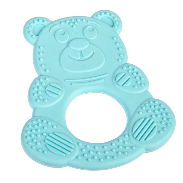 Прорезыватель силиконовый &laquo;Мишутка&raquo;, цвет МИКС, КНОПА