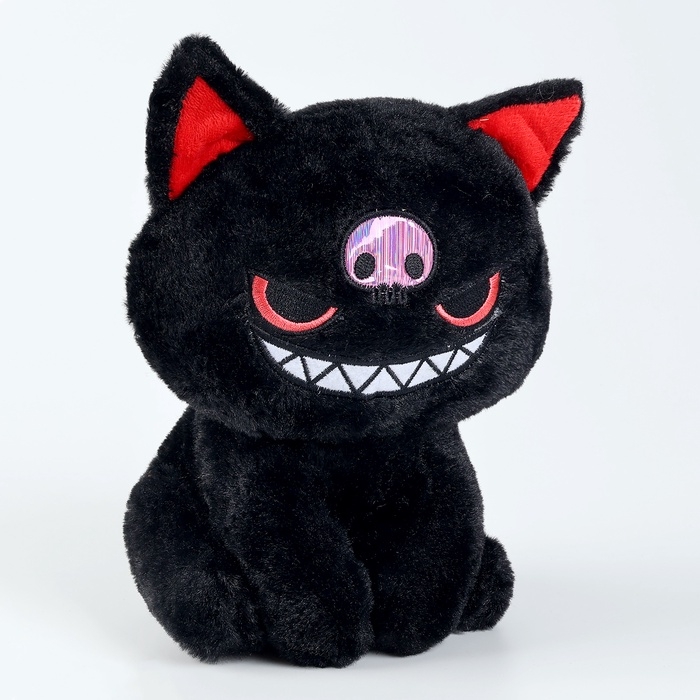 Мягкая игрушка &laquo;Кот&raquo;, 20 см, цвет чёрный