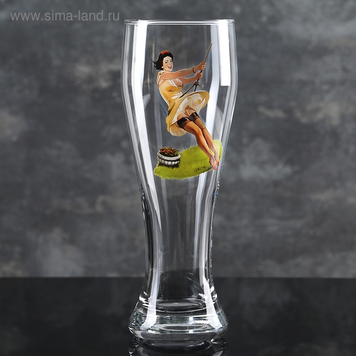 Стакан пивной Pin-up Beer, стеклянный, 500 мл, рисунок микс Стакан пивной Pin-up Beer, стеклянный, 500 мл, рисунок микс