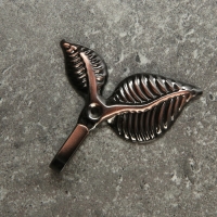 Крючок для штор KS009, однорожковый, цвет медь