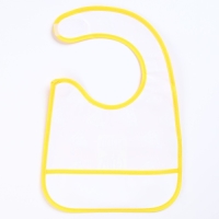 Нагрудник для кормления &laquo;Pizza&raquo; непромокаемый на липучке, с карманом