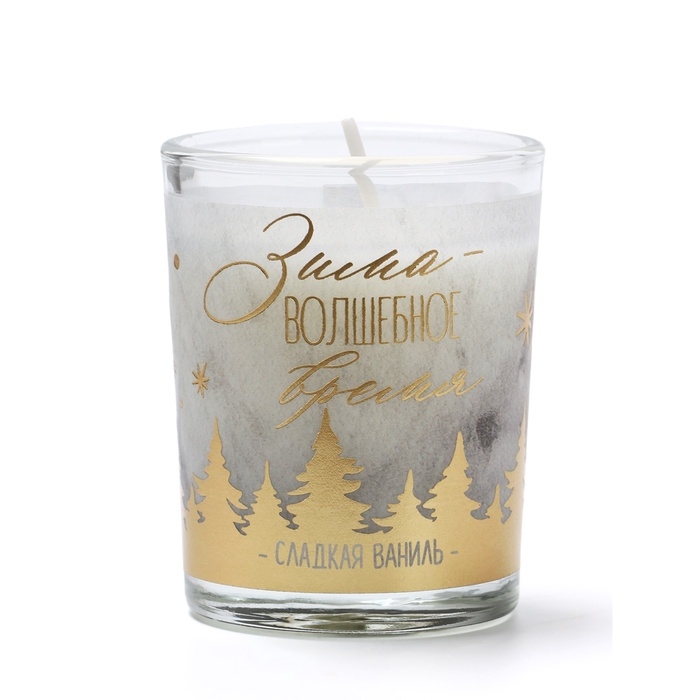 Набор свечей &laquo;Зимнее волшебство. Вторая серия&raquo; 5 х 6 х 5 см