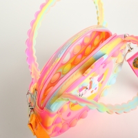 Сумка детская для девочки на молнии, pop it, цвет разноцветный Сумка детская для девочки на молнии, pop it, цвет разноцветный