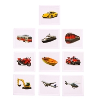 Полезный чемоданчик «Транспорт», пластиковые фишки, карточки Полезный чемоданчик «Транспорт», пластиковые фишки, карточки