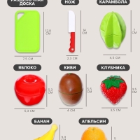Набор продуктов для нарезки &laquo;Фруктики&raquo;, на липучках, 8 предметов