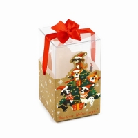 Коробка подарочная новогодняя складная &laquo;Весёлого Нового года!&raquo;, 7 х 12 х 7 см, Новый год