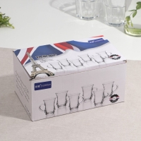 Набор стаканов, стеклянный, d=8 см, h=10 см, 260 мл, 6 шт Набор стаканов, стеклянный, d=8 см, h=10 см, 260 мл, 6 шт