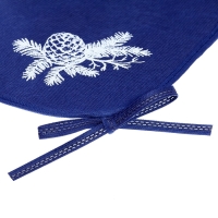 Сиденье для санок - матрас, универсальное, с кнопками, цвет синий