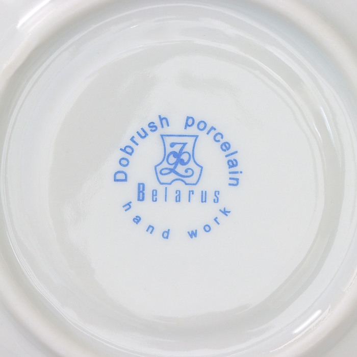 Сервиз кофейный фарфоровый &laquo;Симфония&raquo;, 15 предметов: кофейник 800 мл, сахарница 400 мл, сливочник 180 мл, чашка кофейная 110 мл, блюдце d=12 см