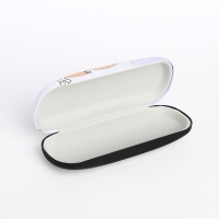 Футляр для очков на хлопушке, длина 16 см, цвет сиреневый Футляр для очков на хлопушке, длина 16 см, цвет сиреневый