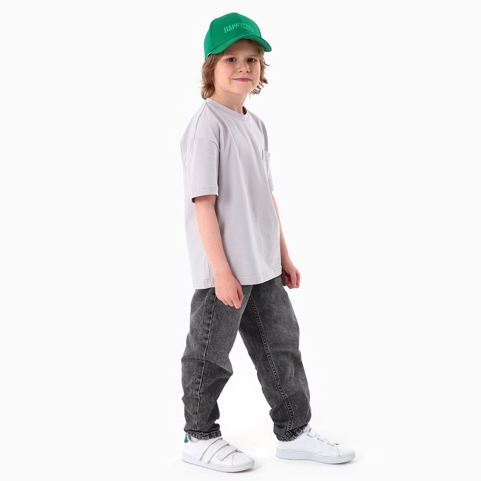 Кепка детская для мальчика Happycore, цвет зелёный, р-р 52-54, 5-7 лет