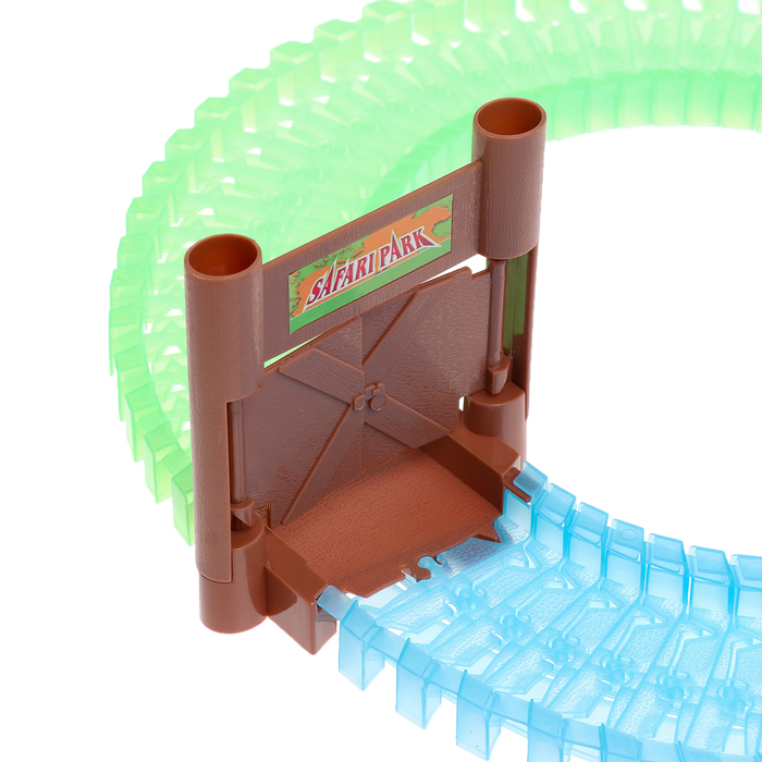 Автотрек &laquo;Магический Трек&raquo;, гибкий, светится в темноте, 126 деталей, лифт