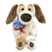 Мягкая игрушка &laquo;Бартоломей BABY&raquo;, с букетиком, 20 см