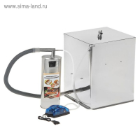 Коптильня холодного копчения "Дым Дымыч" 02М, дымогенератор, 32 л, серебристая