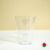 Горшок для орхидей, 1,2 л, 12,5 &times; 16,6 см, пластик, прозрачный