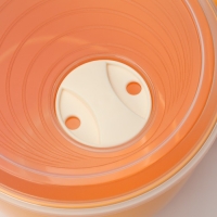 Кружка пластиковая с вакуумной крышкой, 720 мл, цвет МИКС