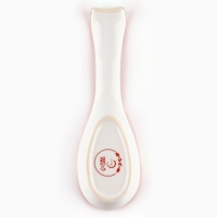 Новый год! Подставка новогодняя керамическая под ложку &laquo;Пряничные человечки&raquo;, 7 х 22.3 см, цвет белый