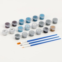 Картина по номерам на холсте с подрамником с золотой краской &laquo;Перья&raquo;, 40 х 50 см