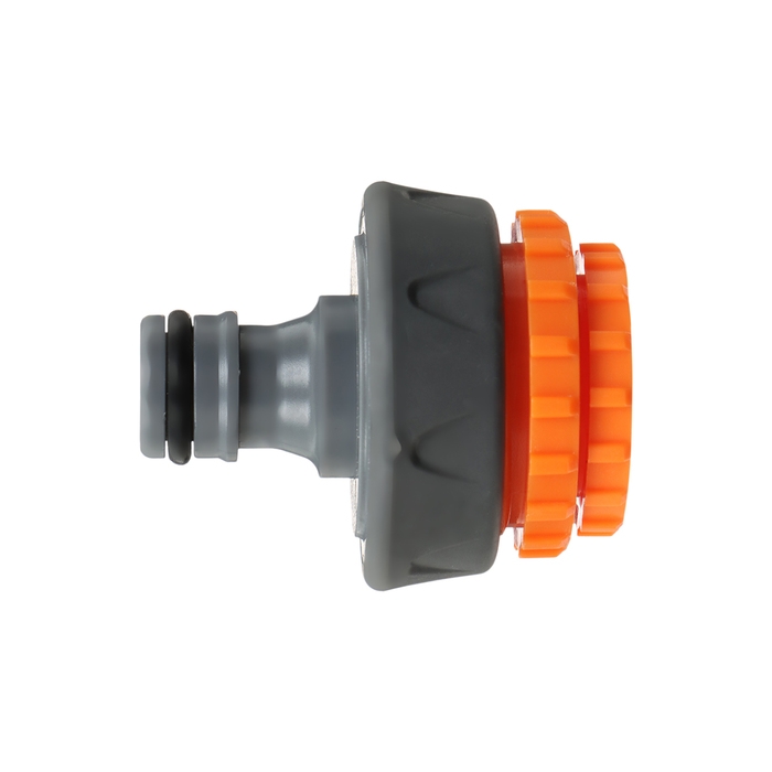 Штуцер, внутренняя резьба 1/2"&ndash;3/4" &ndash; 1", быстросъёмное соединение, прорезиненный пластик, Greengo