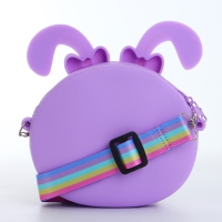 Сумка детская на молнии &laquo;Выбражулька&raquo;, цвет сиреневый