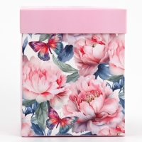 Коробка подарочная складная с 3D эффектом, упаковка, &laquo;Для тебя&raquo;, 11 х 11 х 13 см