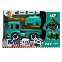Конструктор винтовой «Военная техника», 2 в 1 робот-машина Конструктор винтовой «Военная техника», 2 в 1 робот-машина