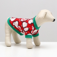 Толстовка для животных "Снеговик", размер XS, красная (ДС 21, ОШ 20, ОГ 30 см) Толстовка для животных "Снеговик", размер XS, красная (ДС 21, ОШ 20, ОГ 30 см)