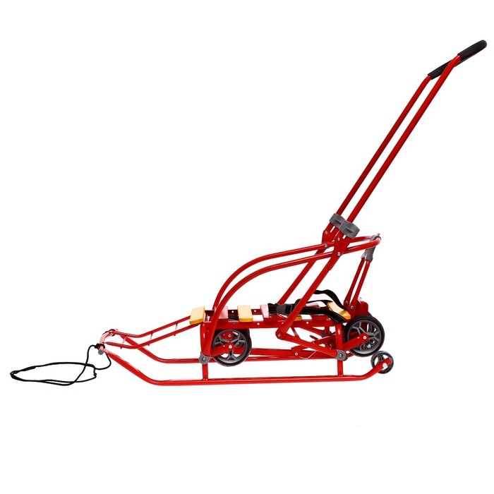 Санки складные Nikki 3, цвет красный