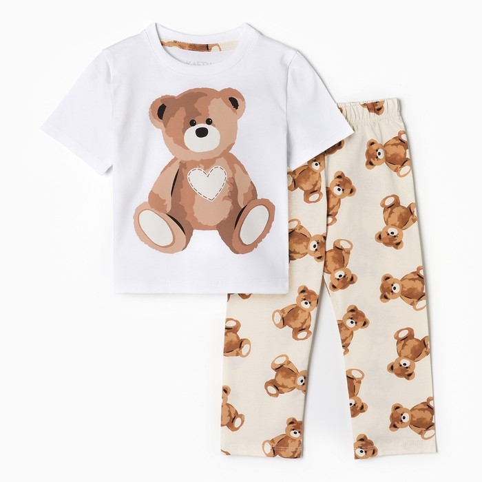 Пижама детская KAFTAN Пижама детская KAFTAN "Мишка", р.36 (134-140)