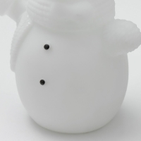 Ночник "Снеговик в шапке" LED от батареек 3хLR44 белый 7х7х12 см