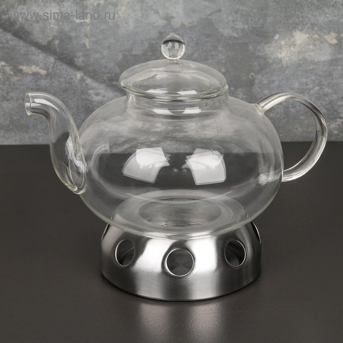 Подставка-подогрев из нержавеющей стали, 13,5&times;6,5 см, нержавеющая сталь