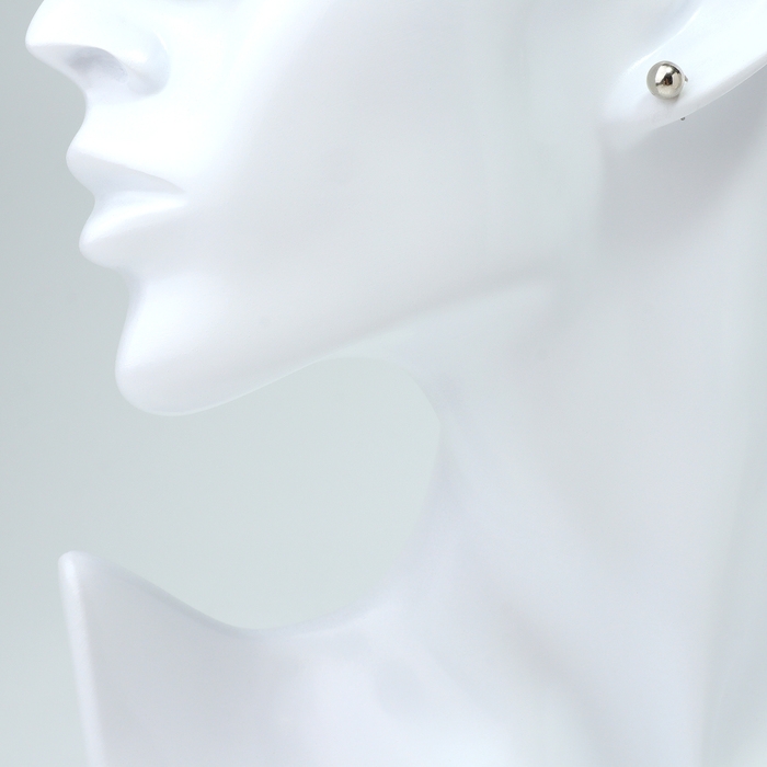 Набор 4 предмета: 3 пары серьги, 1 браслет &laquo;Блеск&raquo; фонд, цвет белый в серебре