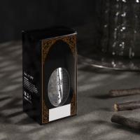 Светодиодная фигура &laquo;Серебристая свеча со снеговиком&raquo; 5 &times; 9 &times; 5 см, пластик, батарейки AG13х3 (в комплекте), свечение тёплое белое