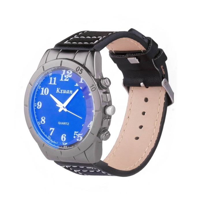 Часы мужские наручные металлические кварцевые "Kxuan", d-4.2 см