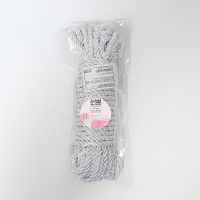 Шнур витой, d = 5 мм, 10 ± 1 м, цвет серебряный Шнур витой, d = 5 мм, 10 ± 1 м, цвет серебряный