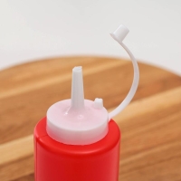 Ёмкость для соуса, 400 мл, 6×19 см, цвет красный Ёмкость для соуса, 400 мл, 6×19 см, цвет красный