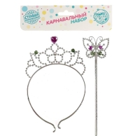 Карнавальный набор &laquo;Сказка&raquo;, 2 предмета: жезл, ободок