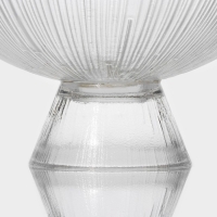 Ваза из стекла для фруктов «Фейерверк», 630 мл, 18×9 см, цвет прозрачный Ваза из стекла для фруктов «Фейерверк», 630 мл, 18×9 см, цвет прозрачный