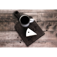 Кружка керамическая Доляна &laquo;Эмаль&raquo;, 300 мл, цвет белый