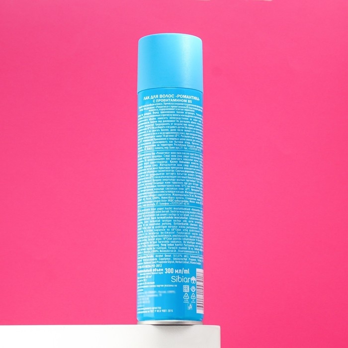 Лак Романтика, очень сильная фиксация, с провитамином B5, 300 мл