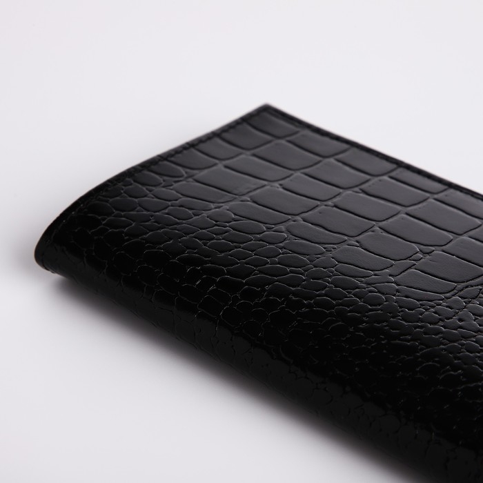 Обложка для паспорта TEXTURA, цвет чёрный