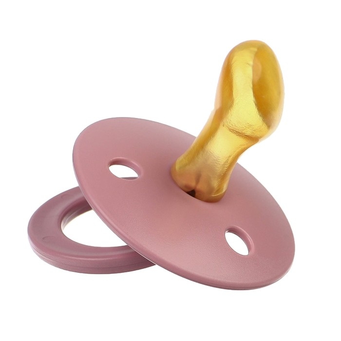 Набор сосок - пустышек из латекса, от 6 мес., ортодонтические, 2 шт.