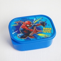 Ланч-бокс прямоугольный 500 мл "Обед супергероя", Человек-паук Ланч-бокс прямоугольный 500 мл "Обед супергероя", Человек-паук
