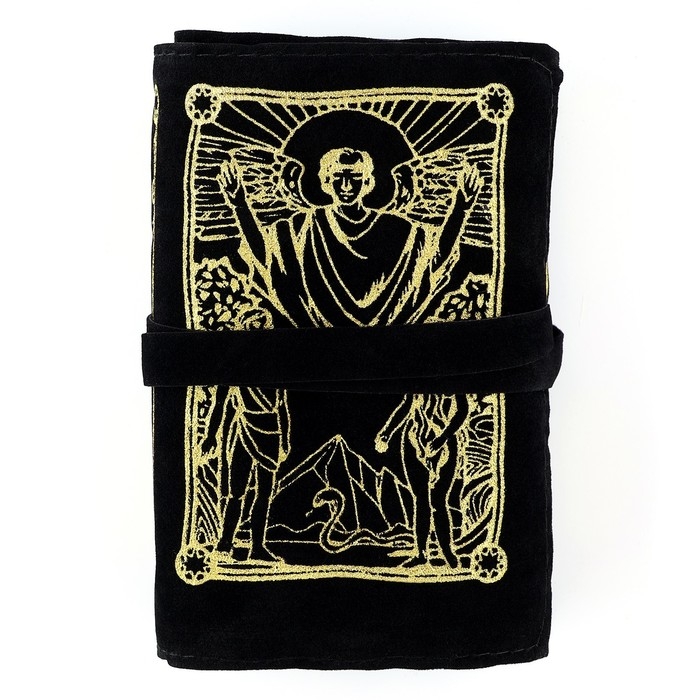 Мешочек для карт на Хэллоуин &laquo;Таро A. E. W.&raquo;, бархатный, 14х40 см