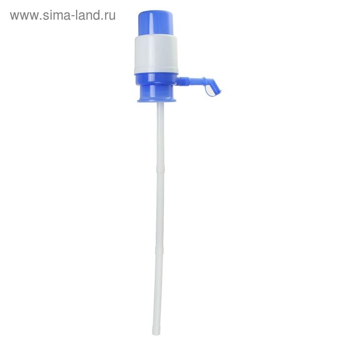 Помпа для воды Luazon, механическая, малая, под бутыль от 11 до 19 л, голубая Помпа для воды Luazon, механическая, малая, под бутыль от 11 до 19 л, голубая