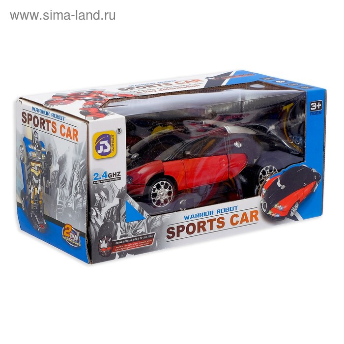Робот радиоуправляемый &laquo;Гонщик&raquo;, трансформируется, световые и звуковые эффекты, цвета МИКС